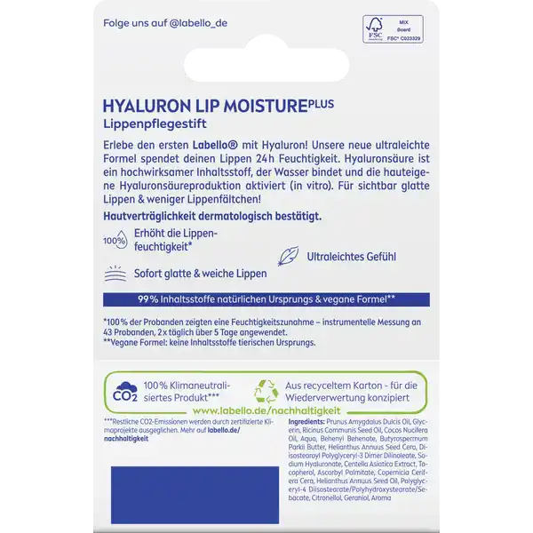 Lippenpflegestift Hyaluron Lip Moisture