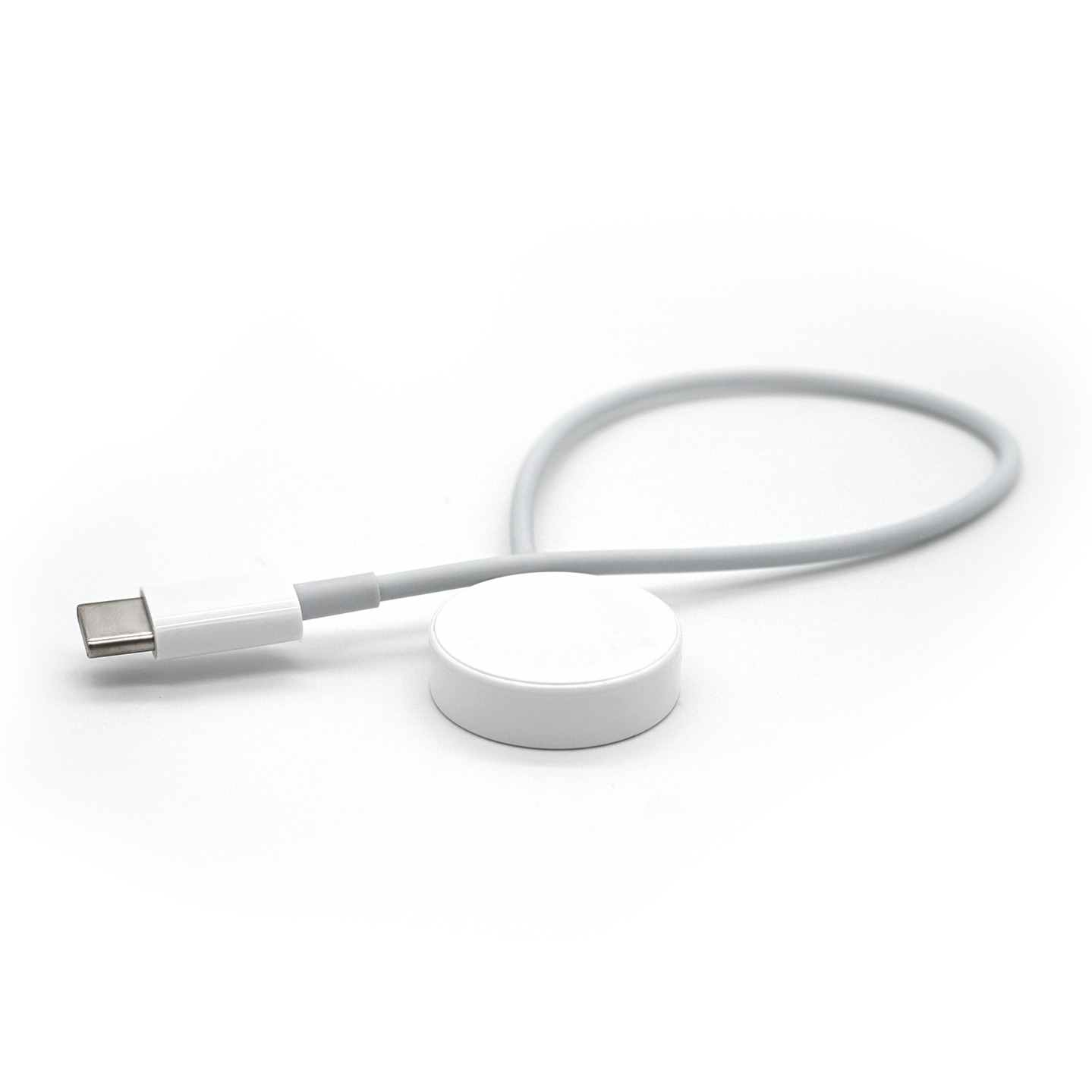 (30cm) Apple Watch Magnetisches Original Ladekabel auf USB C (MU9K2ZM/A) - Weiss