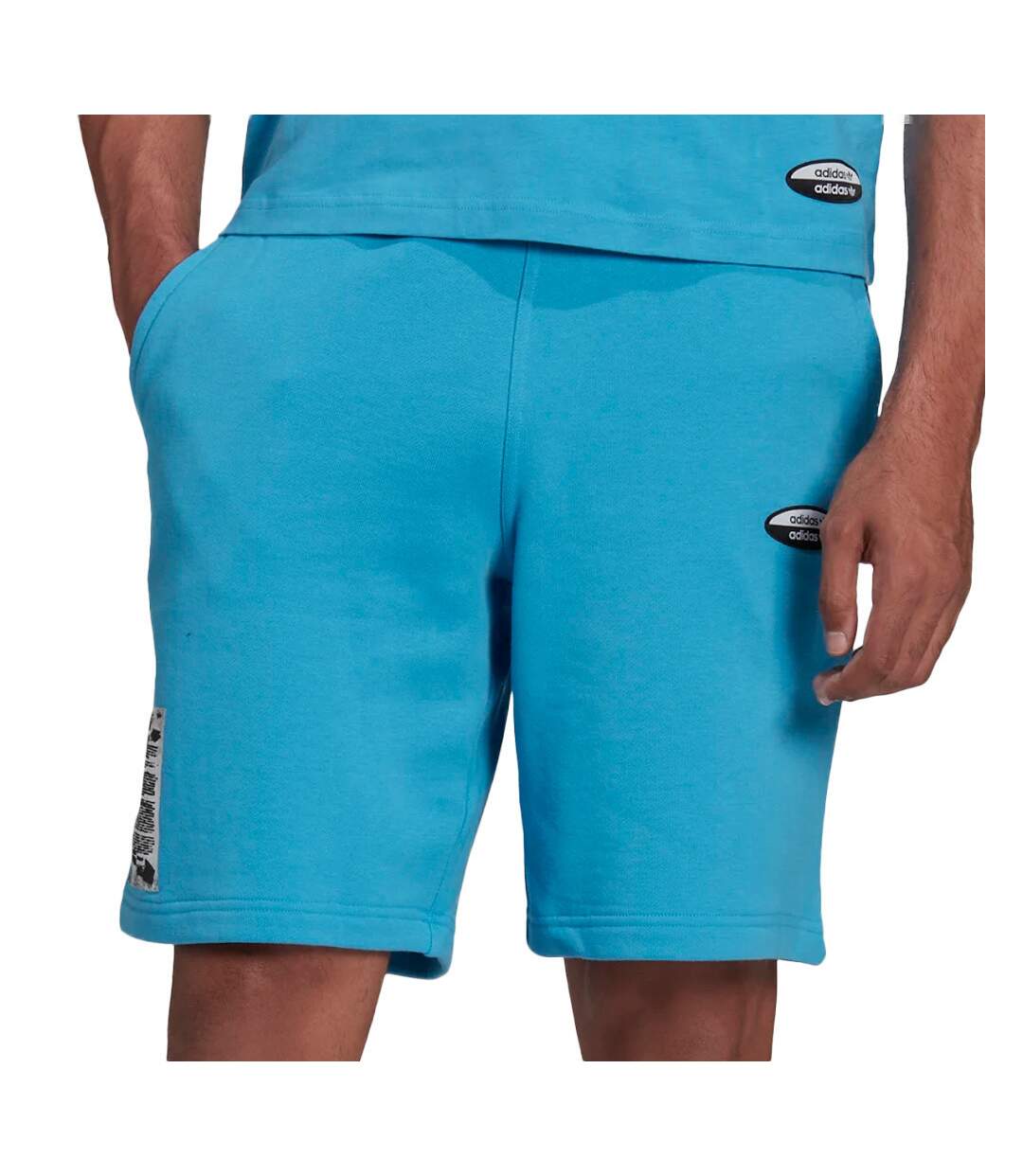 Short Bleu Homme Adidas R.Y.V