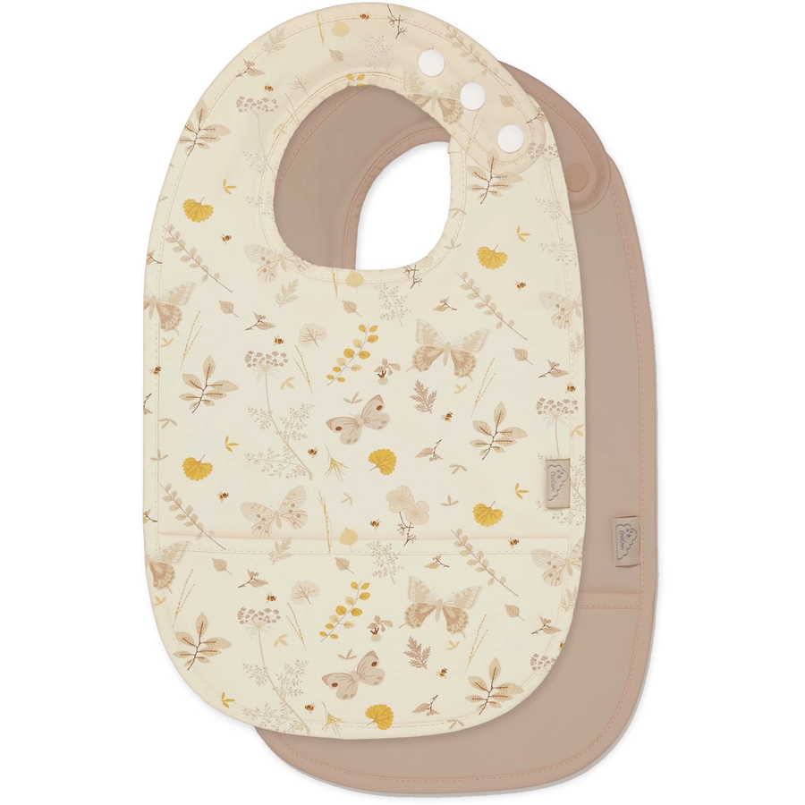 Cam Cam® COPENHAGEN Poly-Lätzchen mit Tasche 2er Pack Butterflies