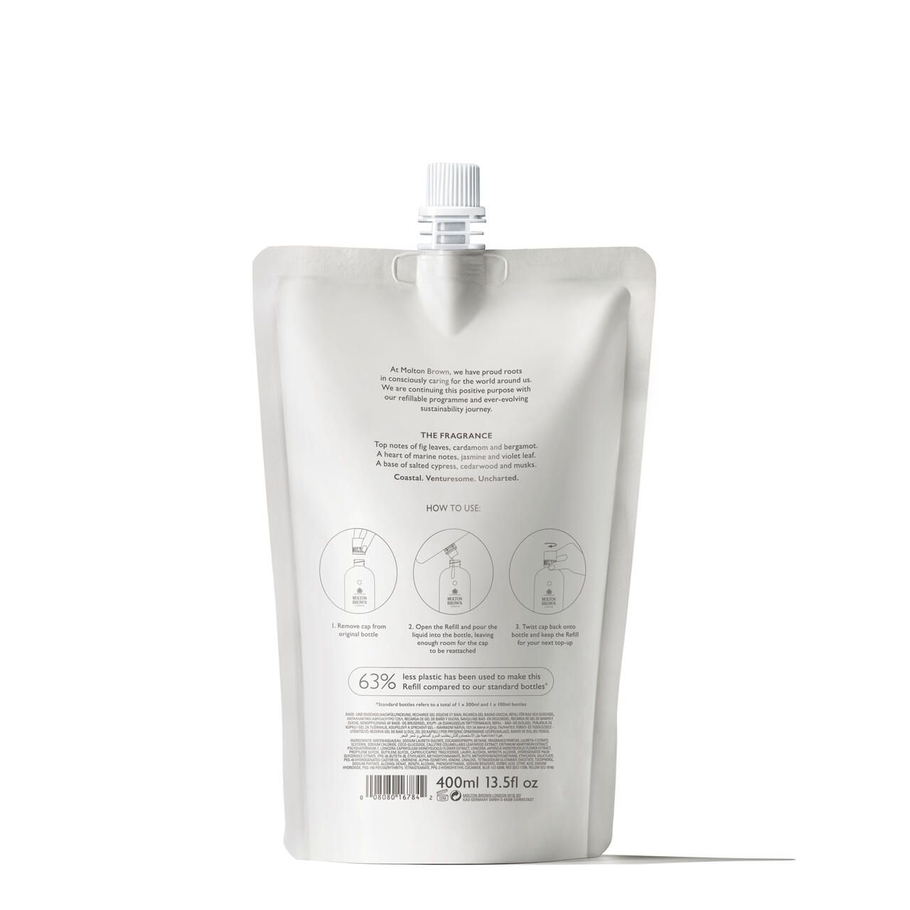 Molton Brown, Coastal Cypress & Sea Fennel Bade- und Duschgel Nachfüllpackung
