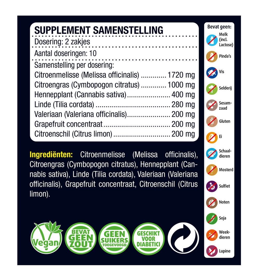 Lucovitaal CBD Hennep Thee (20 zakjes)