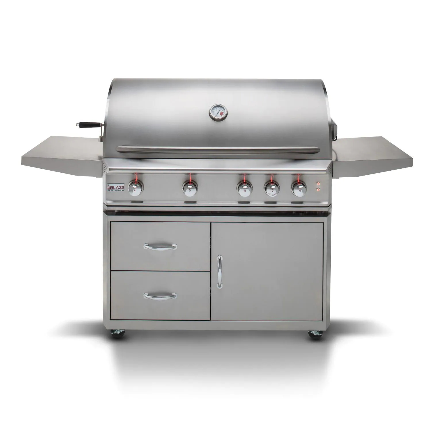 Churrasqueira a gás propano Blaze Professional LUX de 44 polegadas com 4 queimadores e queimador infravermelho traseiro - BLZ-4PRO-LP