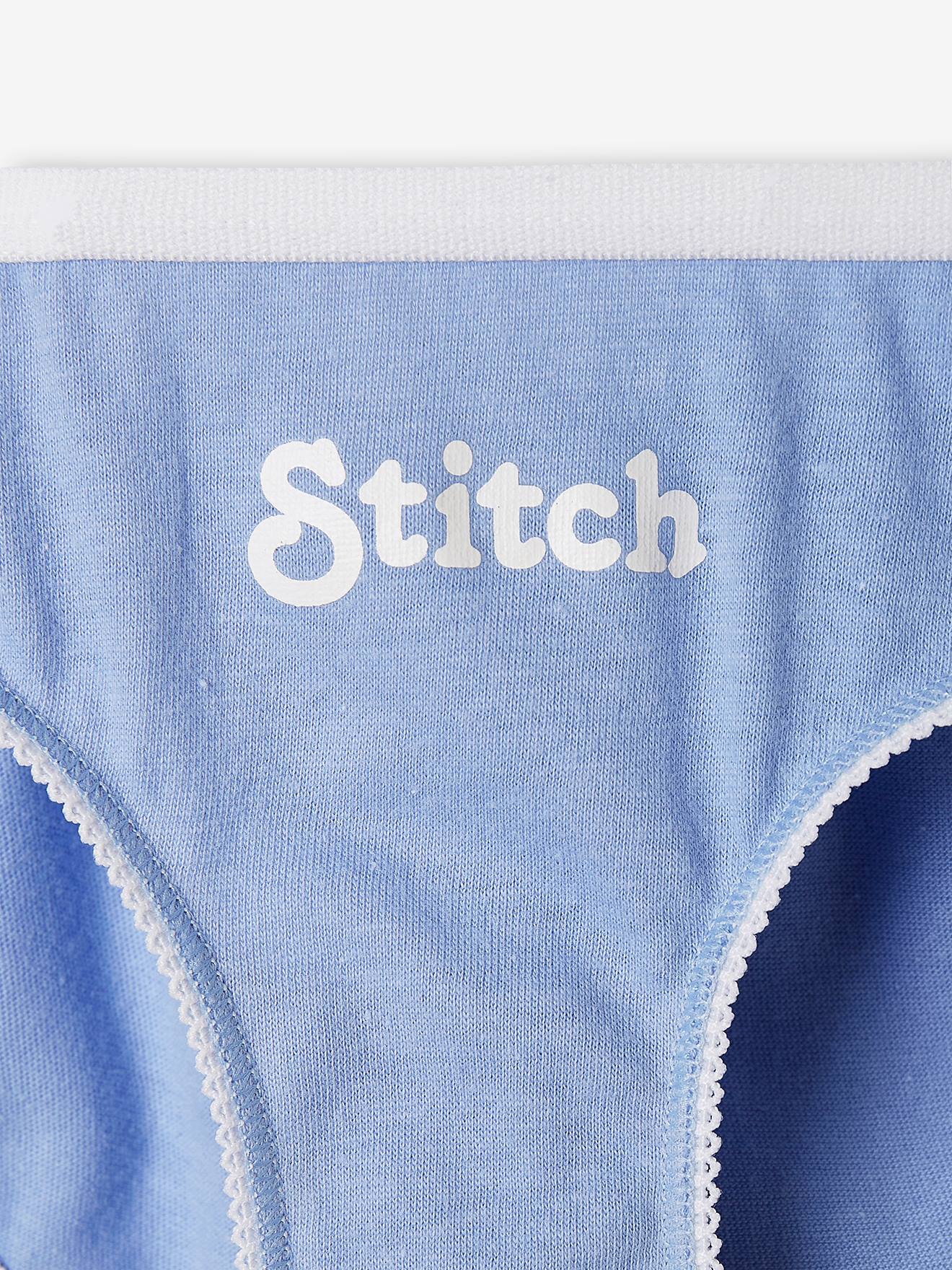 Pacote com 5 calcinhas DS® Stitch azul claro