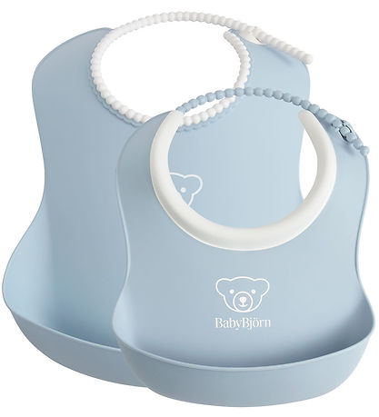 BabyBjörn Lätzchen - 2er-Pack - Pastellblau