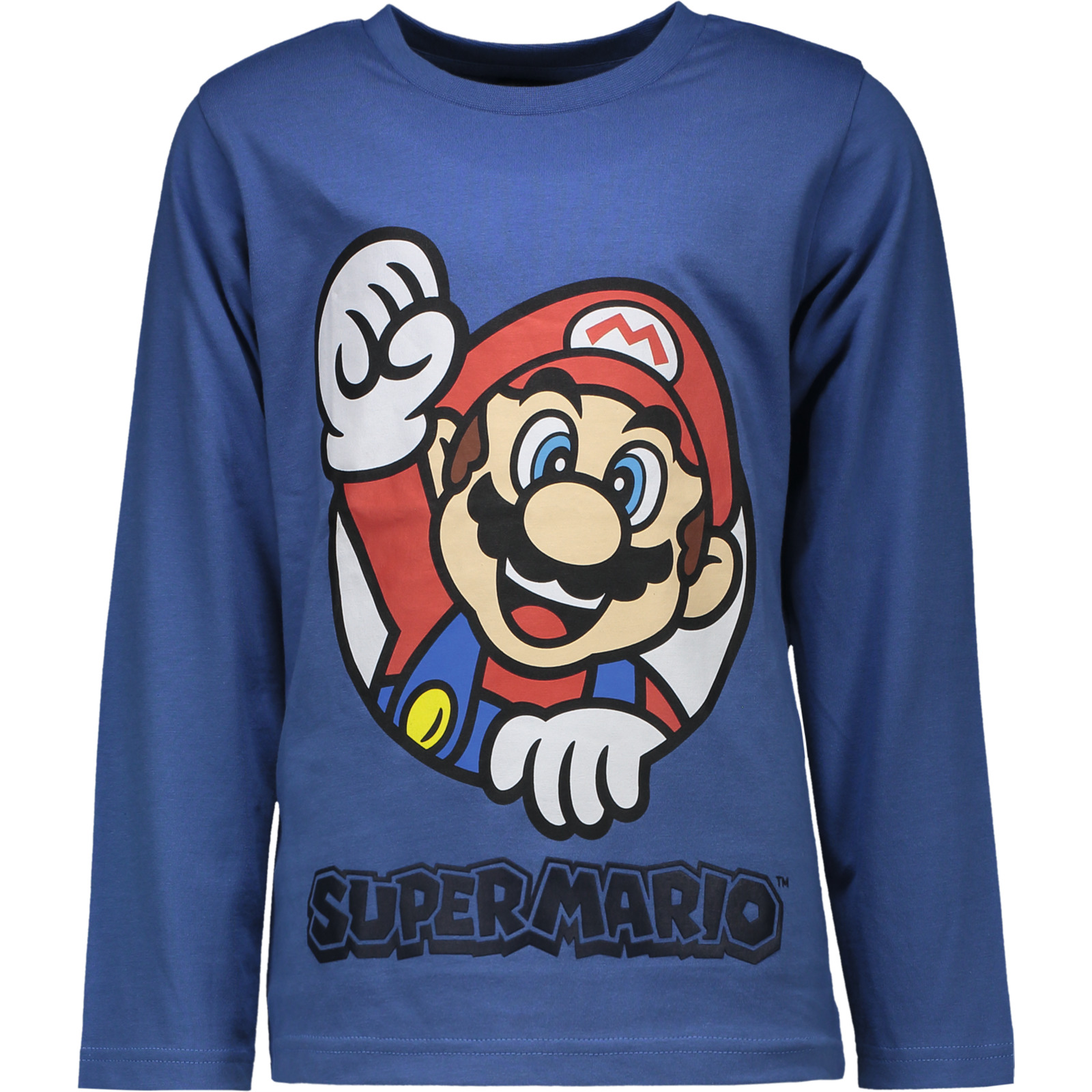 Kinder-Shirt Super Mario hellgrau