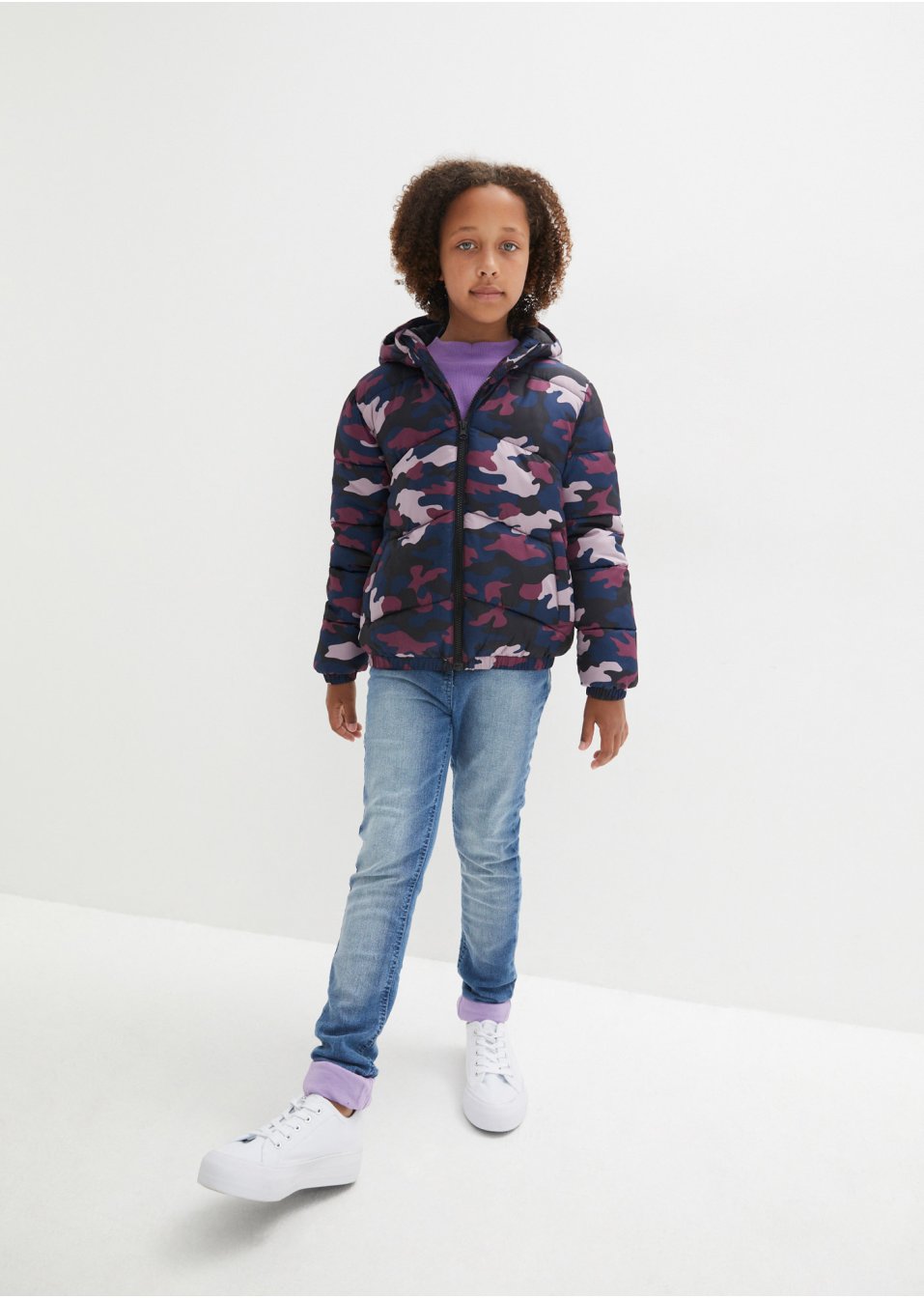 Veste hiver fille avec imprimé