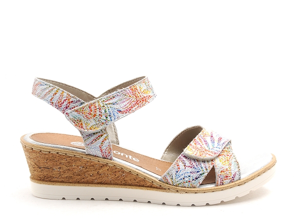 Remonte nu pieds talons femme r6252 multicolore