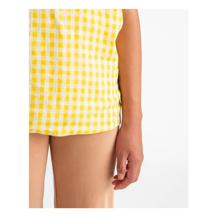 Matona T-Shirt Vichy Lin | Jaune