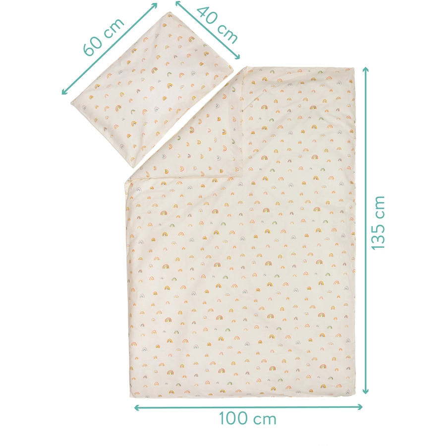 fillikid Bettwäsche Set 100 x 140 cm beige