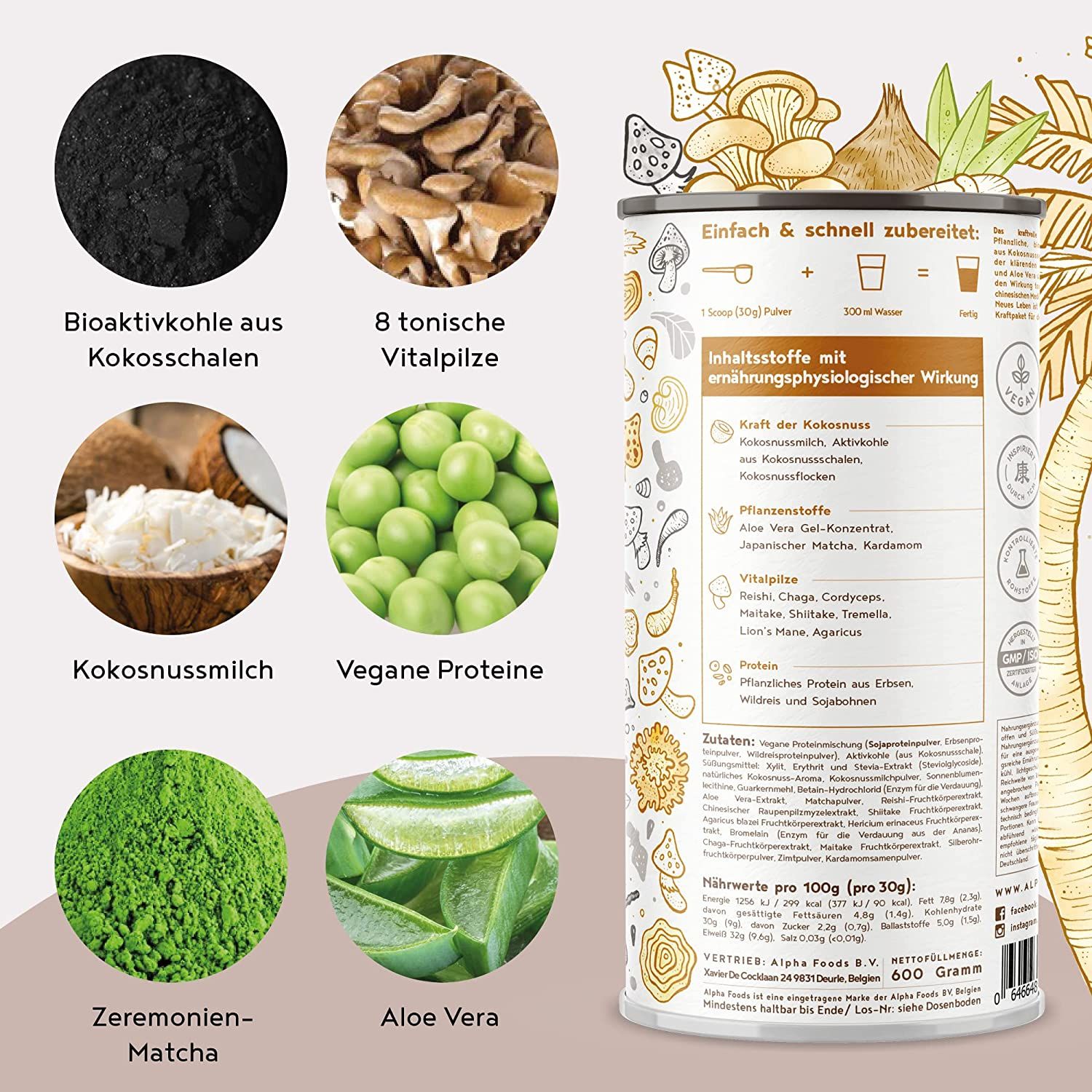 Neues Leben - Schwarzes Detox-Elixier