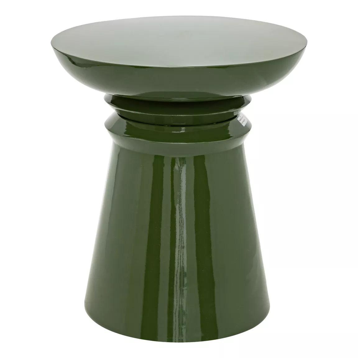 Table d'appoint totem métal (H43 cm) Jaya Verte