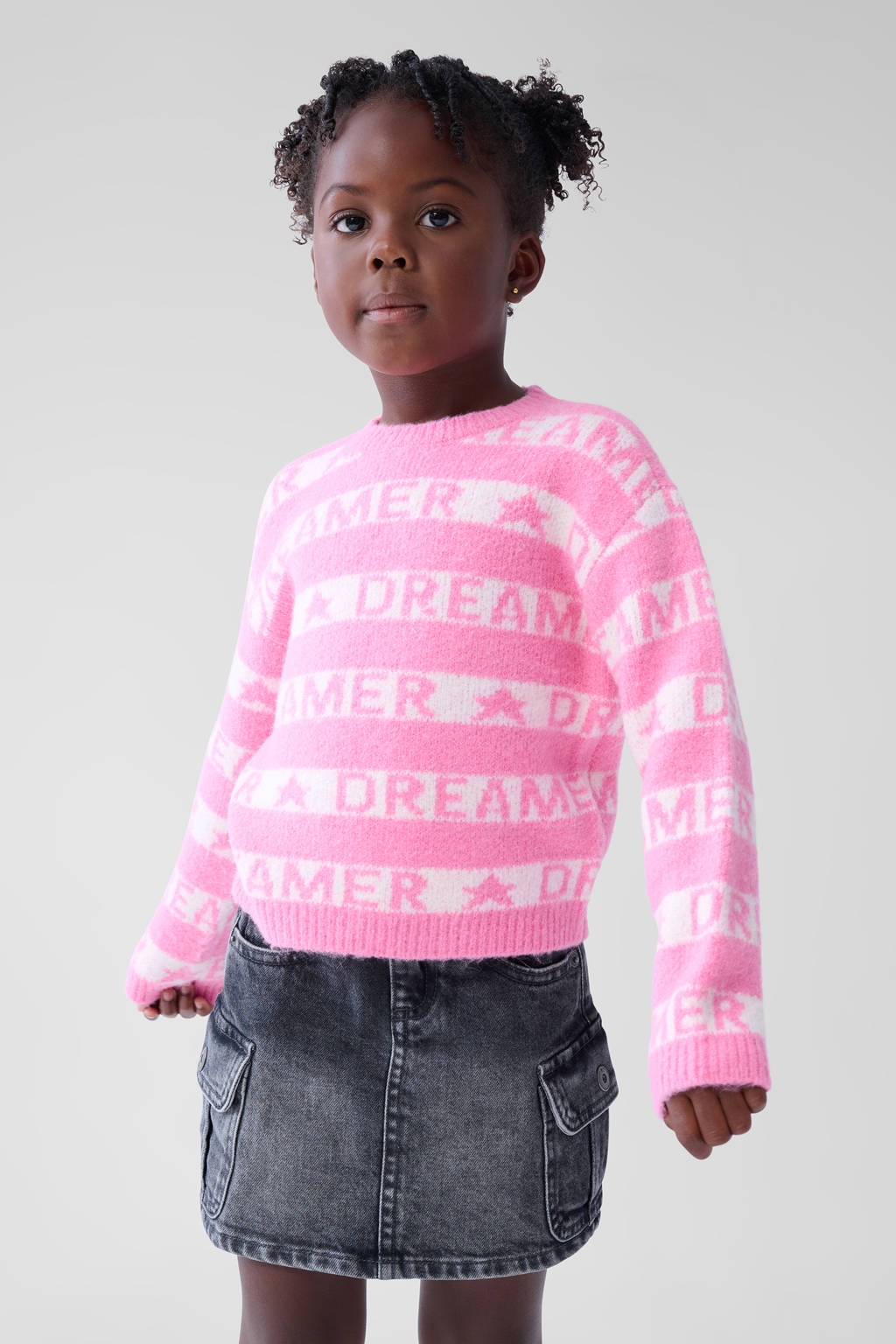 Shoeby gebreide trui roze