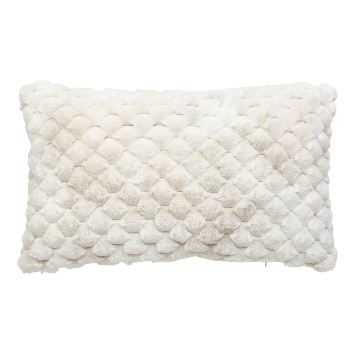 COUSSIN FOURRURE JACQUARD ADRIEL 38X58CM