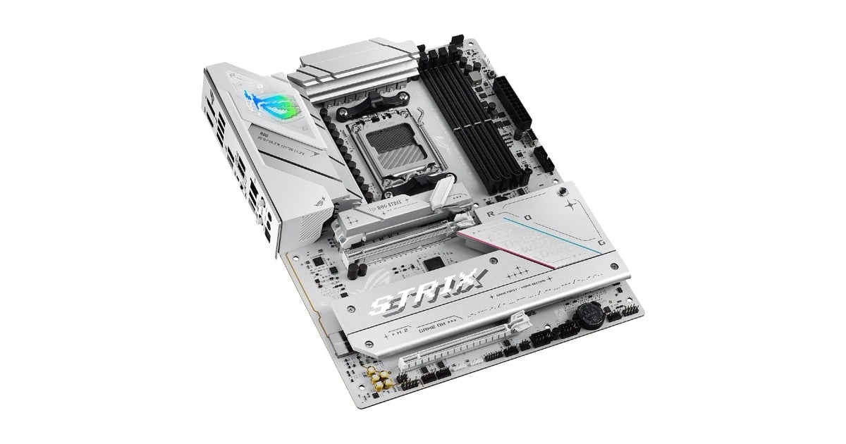 ASUSROG STRIX B850-A GAMING WIFI socket AM5 moederbord  (Wit, 2.5Gb-LAN, WLAN, BT, Sound, ATX)