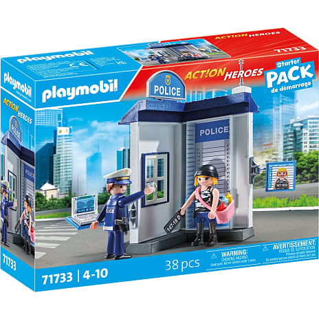 Playmobil politiets afhøringsrum 71733 38 dele