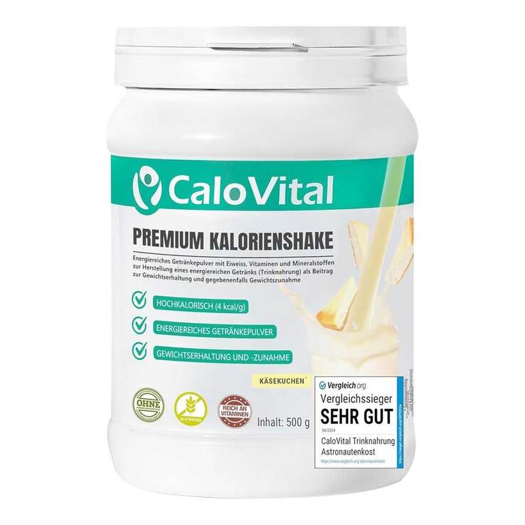 Calovital Premium Kalorienshake Käsekuchen Pulver, 500 g