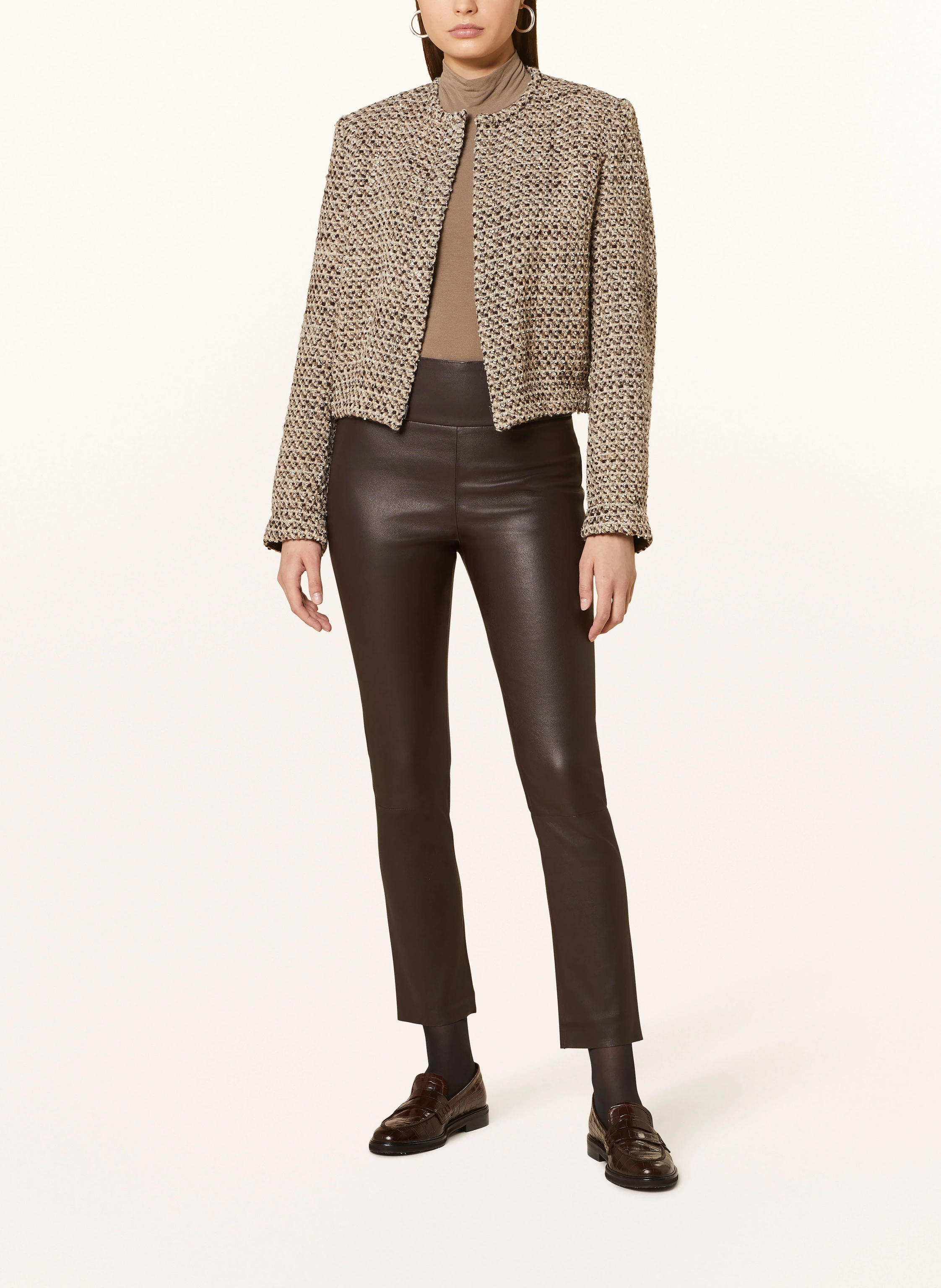RIANI Bouclé-Jacke mit Glitzergarn