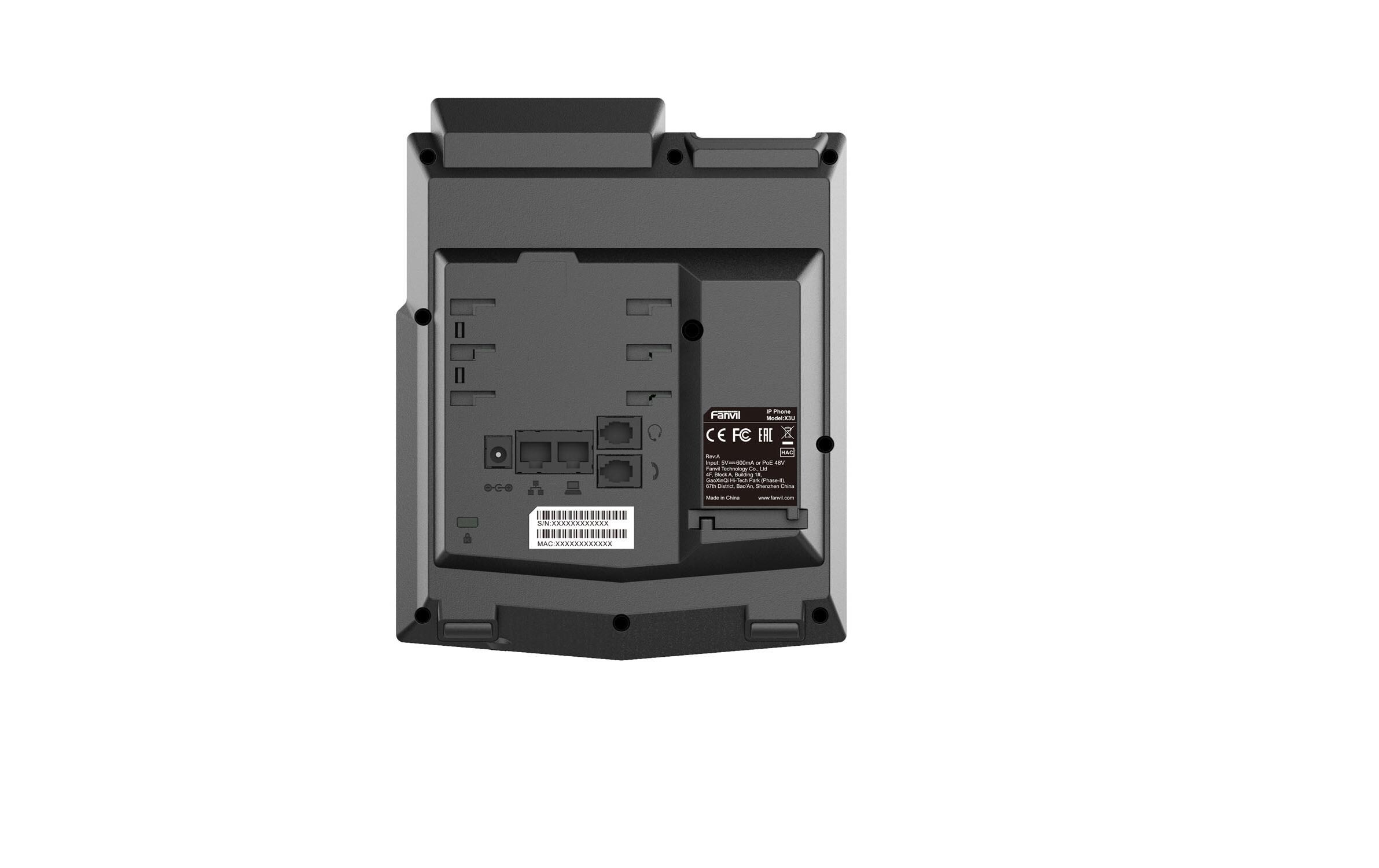 Tischtelefon X3U SchwarzX3U Enterprise IP-Telefon
