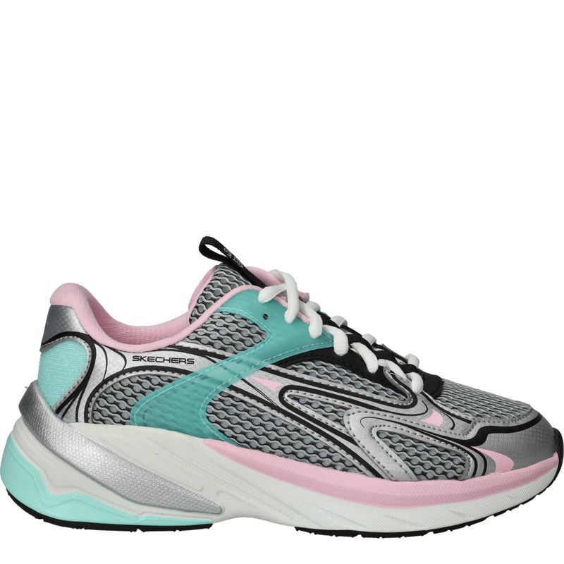 Skechers S2K Sneakers Zilver Meisjes