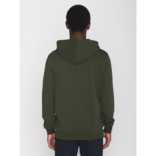 Knowledge Cotton Apparel Ask Zip Hættetrøje, Forrest Night, L