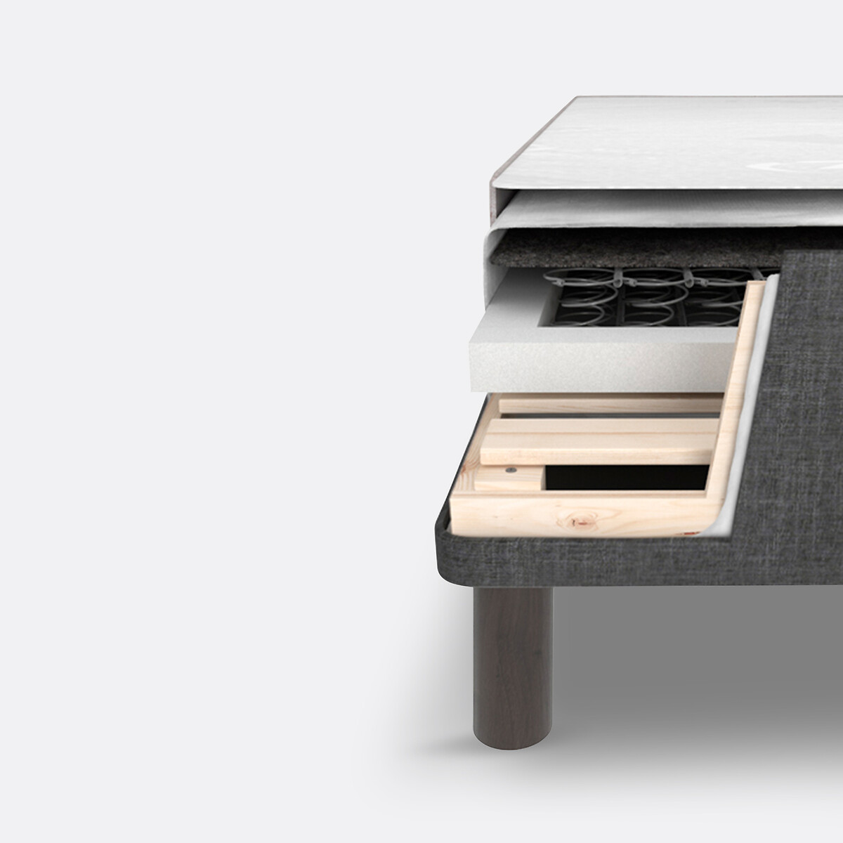 EPEDA<br>Conjunto de Box Spring 3 em 1 Encantador