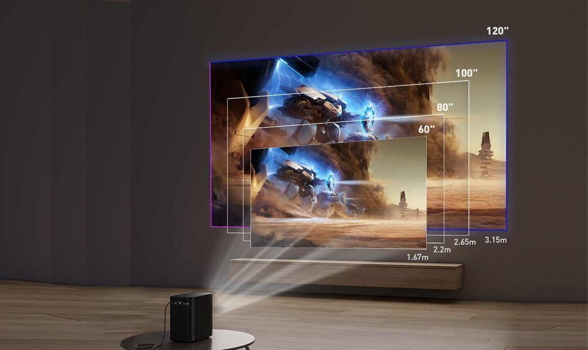 Emotn N1 Projector 500LM grau