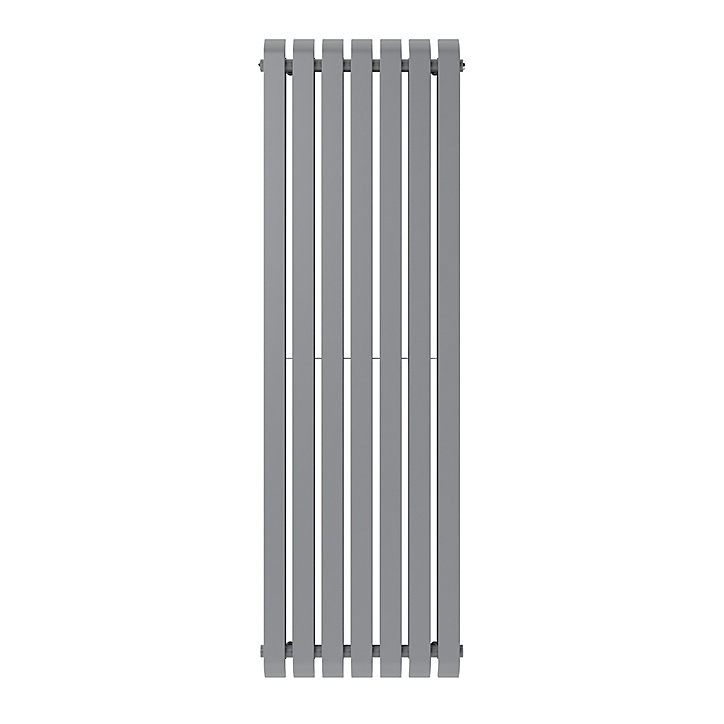 Radiateur eau chaude GoodHome Wilsona Vertical Gris 1 568 W