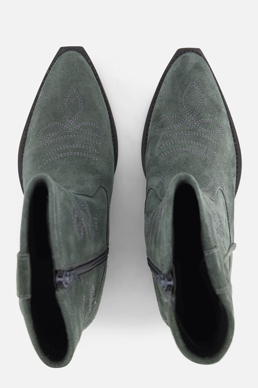 Ann Rocks Cowboylaarzen blauw Suede