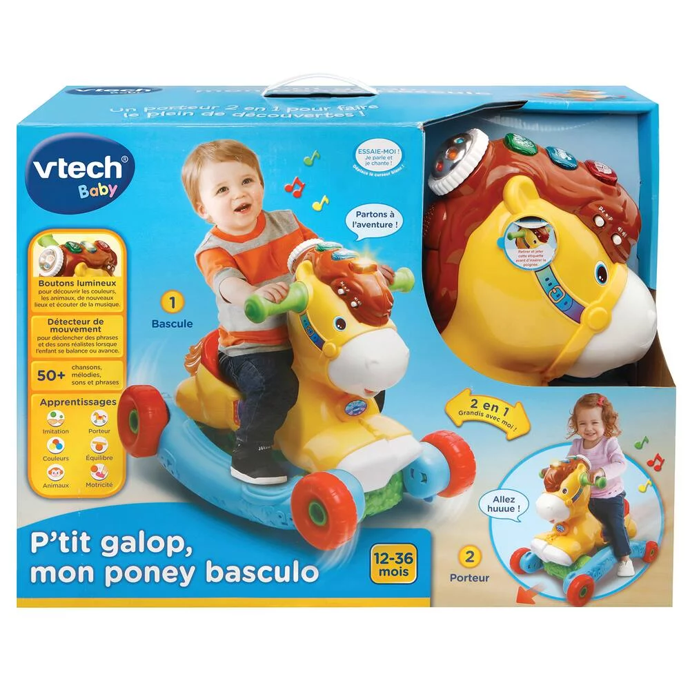 VTECH BABY - P'TIT GALOP MON PONEY BASCULO
