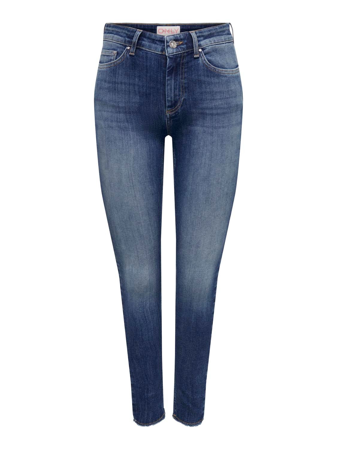 ONLBLUSH Mittlere Taille Skinny Fit Jeans Medium Blue Denim