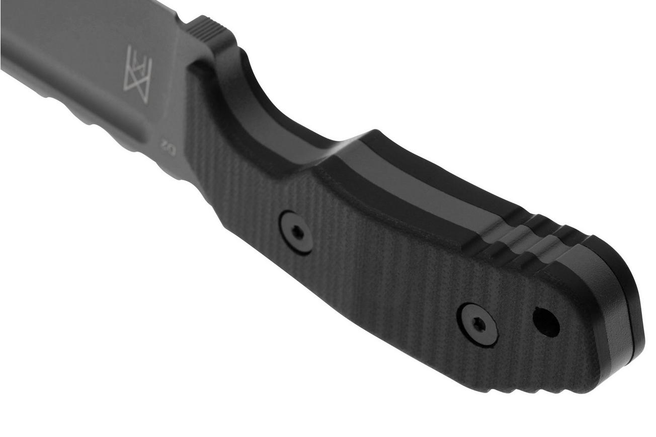 Böker Plus Little Dvalin Black Tanto 02BO034 vaststaand mes, Midgards design