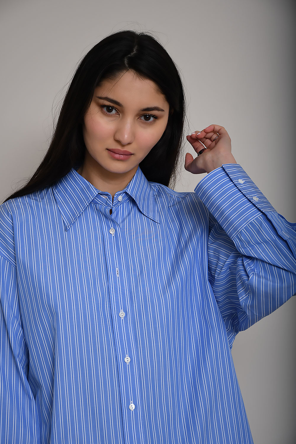 Striped cotton shirt