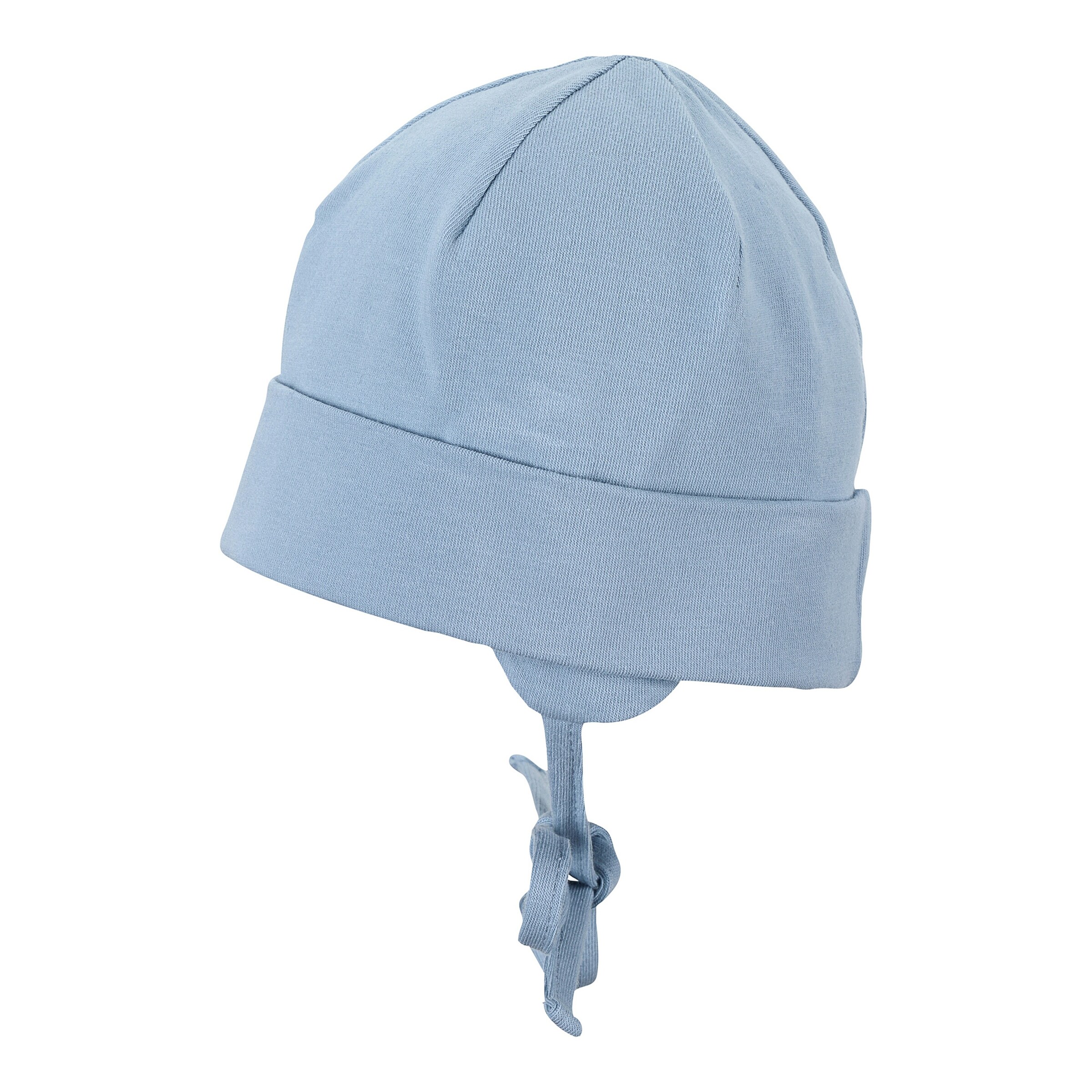 Sterntaler Mütze mit Bindeband blau