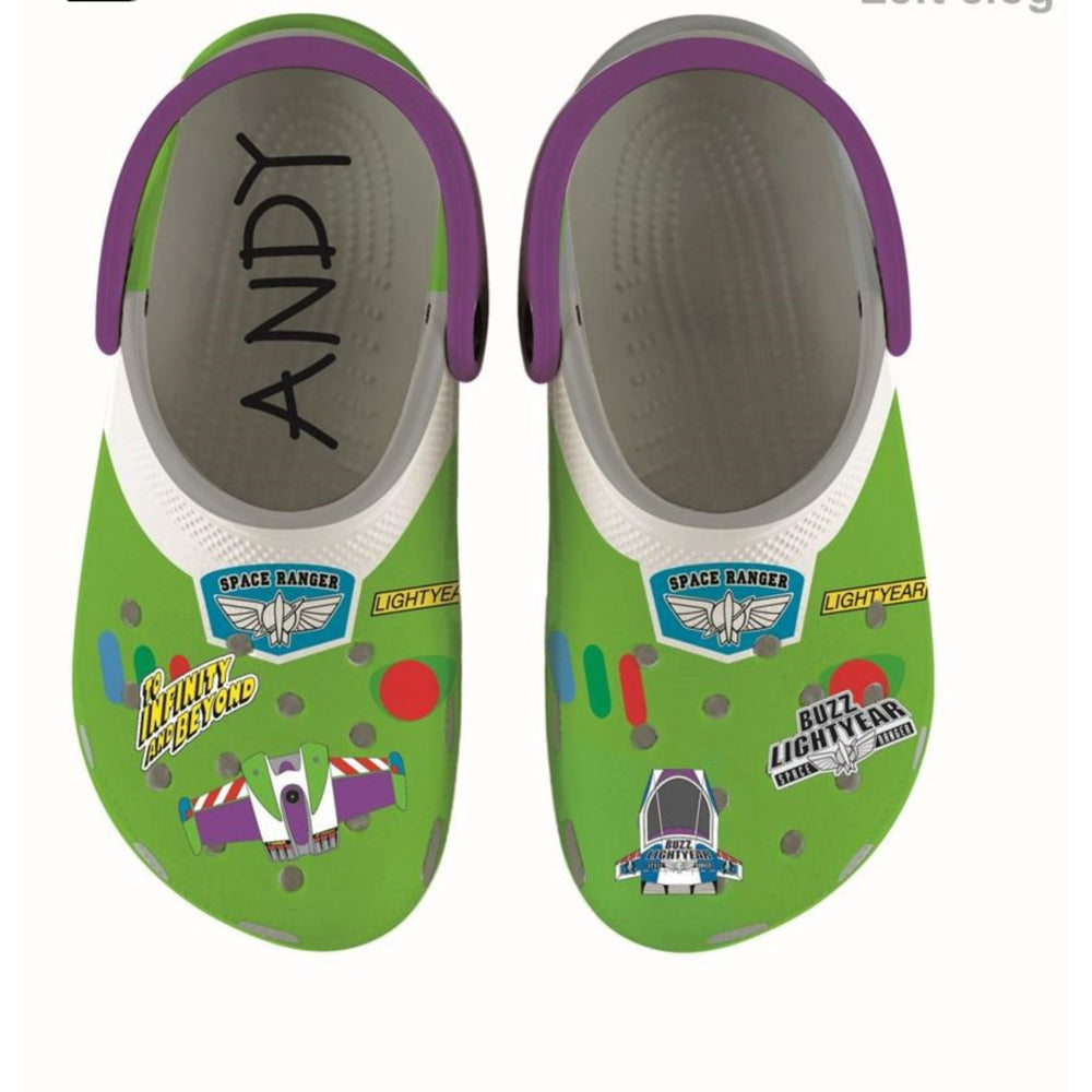 Køb Crocs Toy Story Buzz Classic Clog K Blue Grey