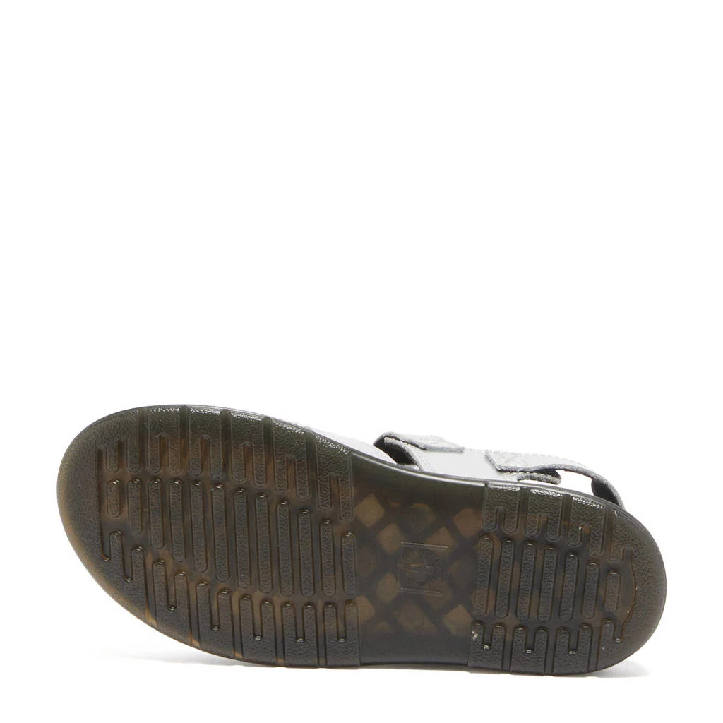 Dr. Martens Caarys Jleren sandalen Silver Metallic Patent Lamper