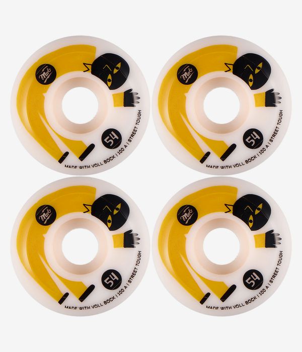 MOB Estes Rollen (white) 54mm 100A 4er Pack