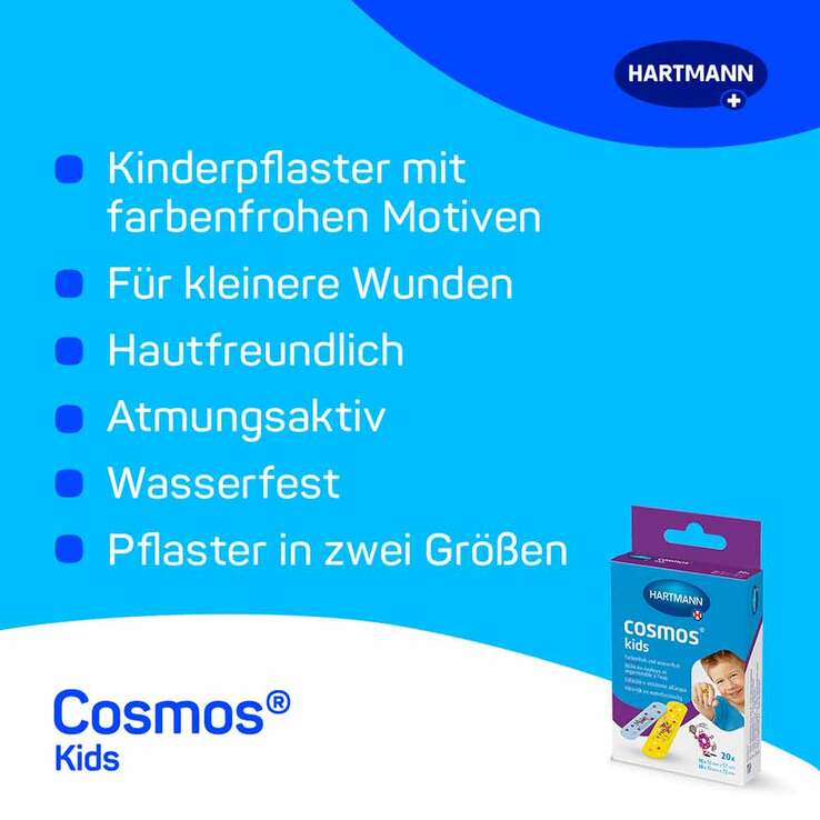 cosmos® kids Kinderpflaster 2 Größen, 20 St