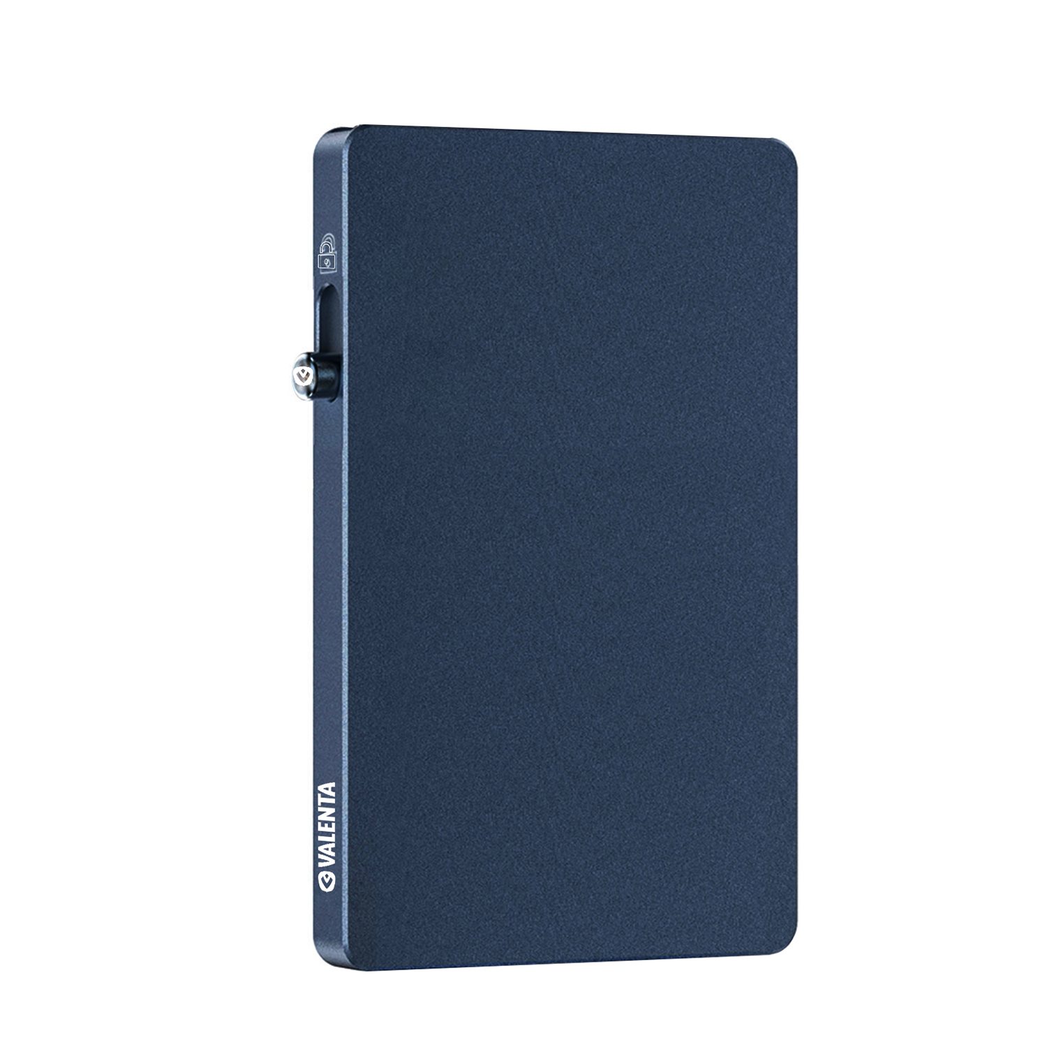 Valenta Cardprotector Aluminium Magsafe blue titanium