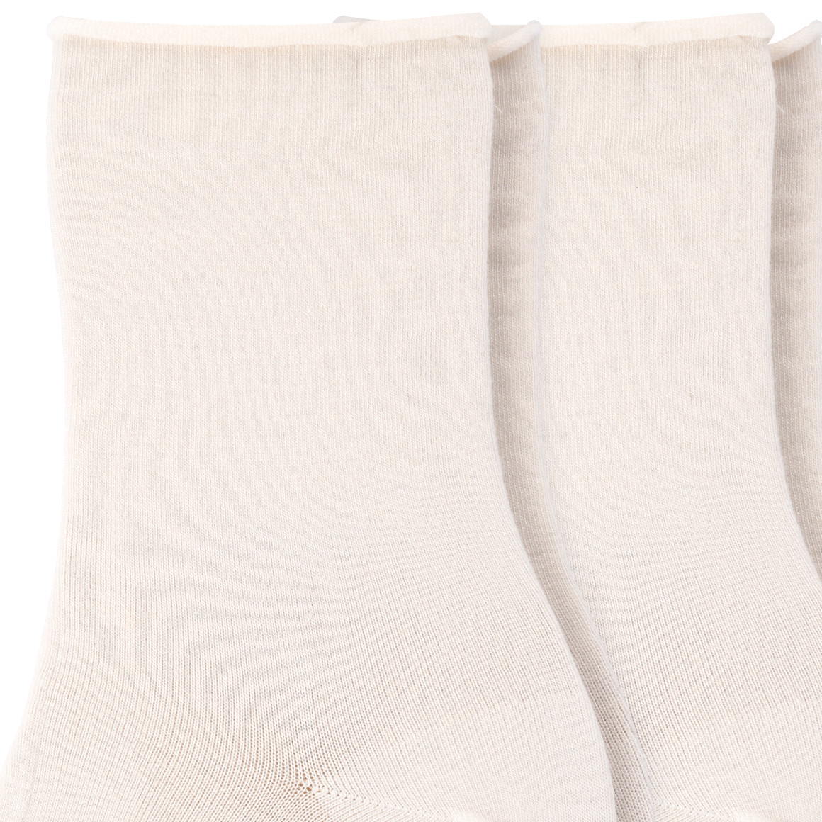Gina Benotti 2 Paar Damen Socken mit Viskose aus Bambus weiss