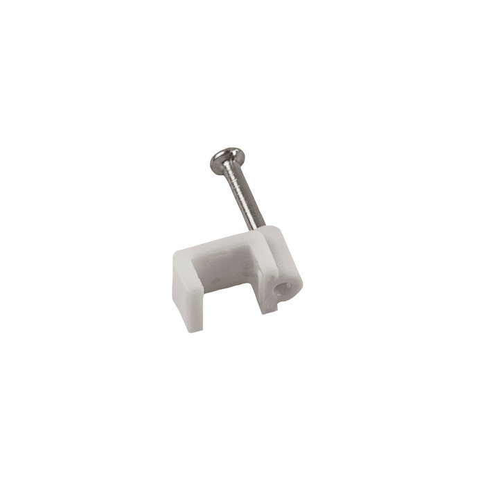 Kabelclips flad 4 x 6 mm 100 stk. - Elworks