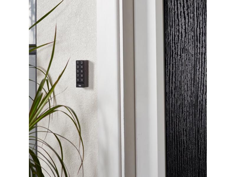 Yale Smart Keypad Schwarz Sicherer Zutritt mit Code-Abfrage
