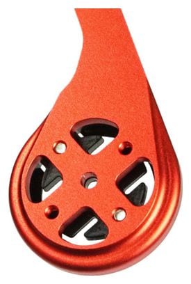 Support de compteur GPS Nova Ride Aluminium Performance pour Garmin  Wahoo  Bryton et Hammerhead Rouge