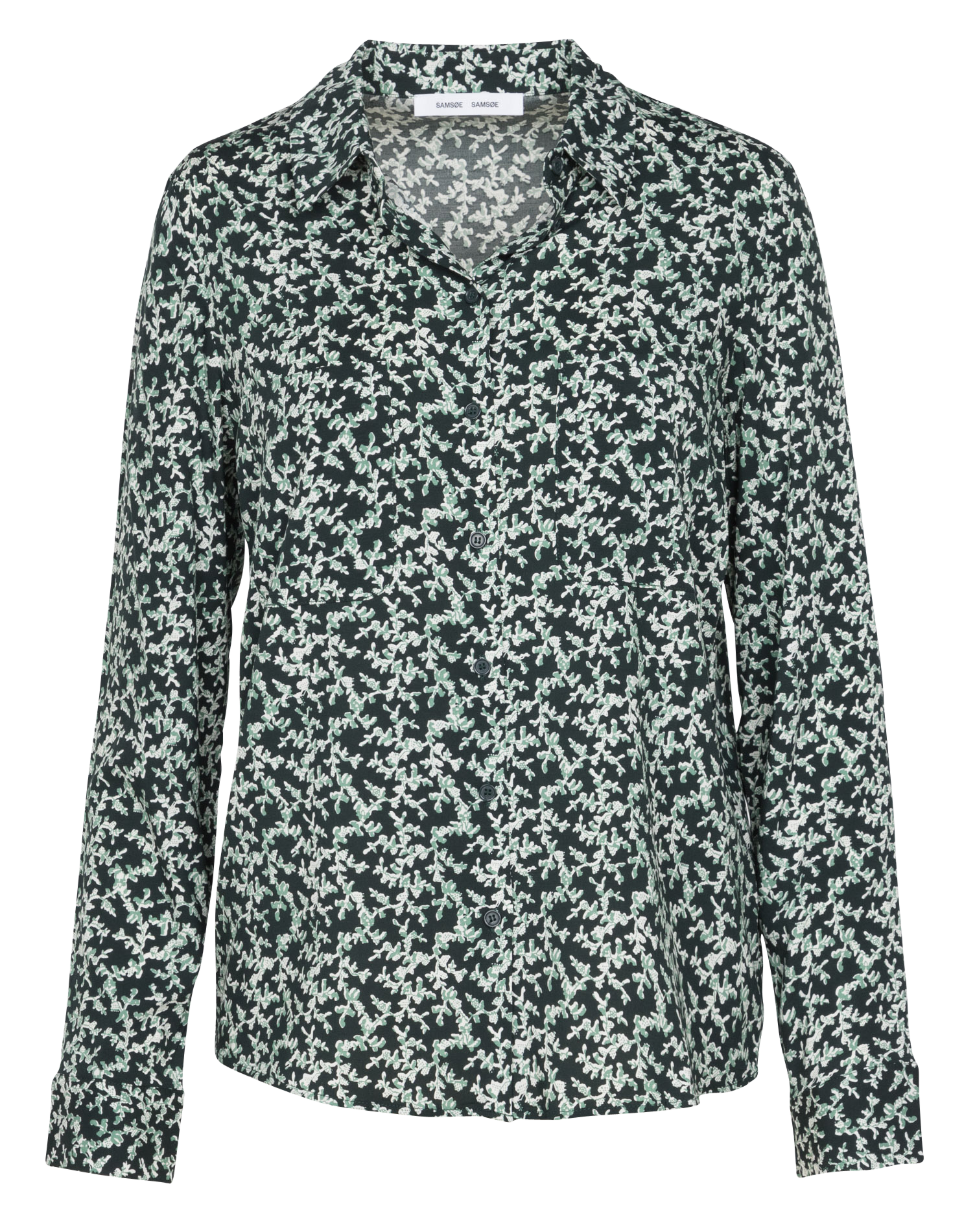 MILLY - Chemise col classique imprimée| Vert