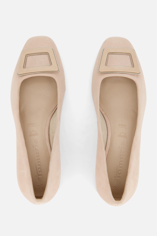 Tamaris Pumps beige Leer