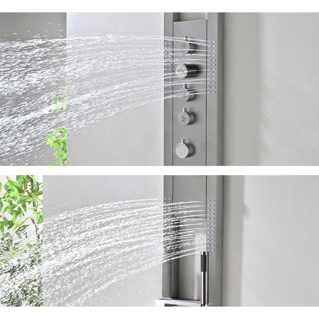 Best Design Ore Future thermostatisch douchepaneel RVS