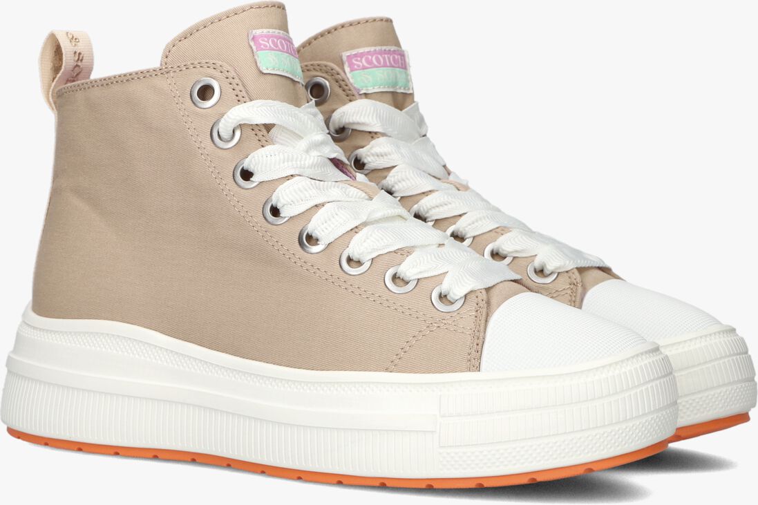 SCOTCH & SODA beige scotch & soda hoge sneaker iris