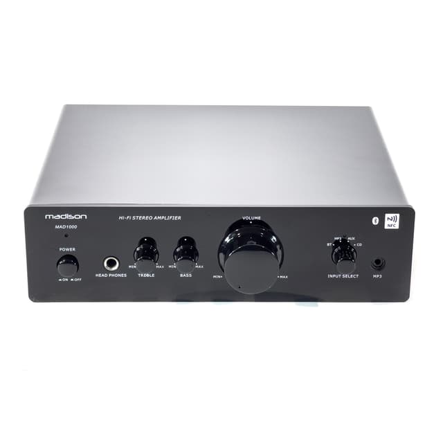 MAD1000 HI-FI forstærker med Bluetooth, 2x50 watt.