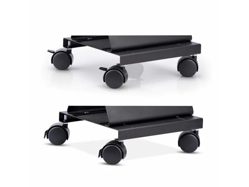 StarTech.com Computer Tower Cart Rolling CPU Caddy w/ Wheels, Adjustable - Vogn med hjul - for personal computer - stål - sort
