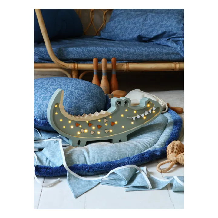 Little Lights Lampe à poser mini Crocodile | Vert